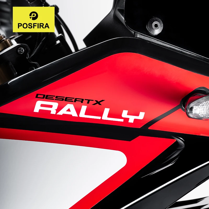 

POSFIRA Motorcycle Tank Sticker Vinyl Fairing Decals for Ducati Desert X DesertX Rally 2024-2025 Motorbike Stickers Accessories
