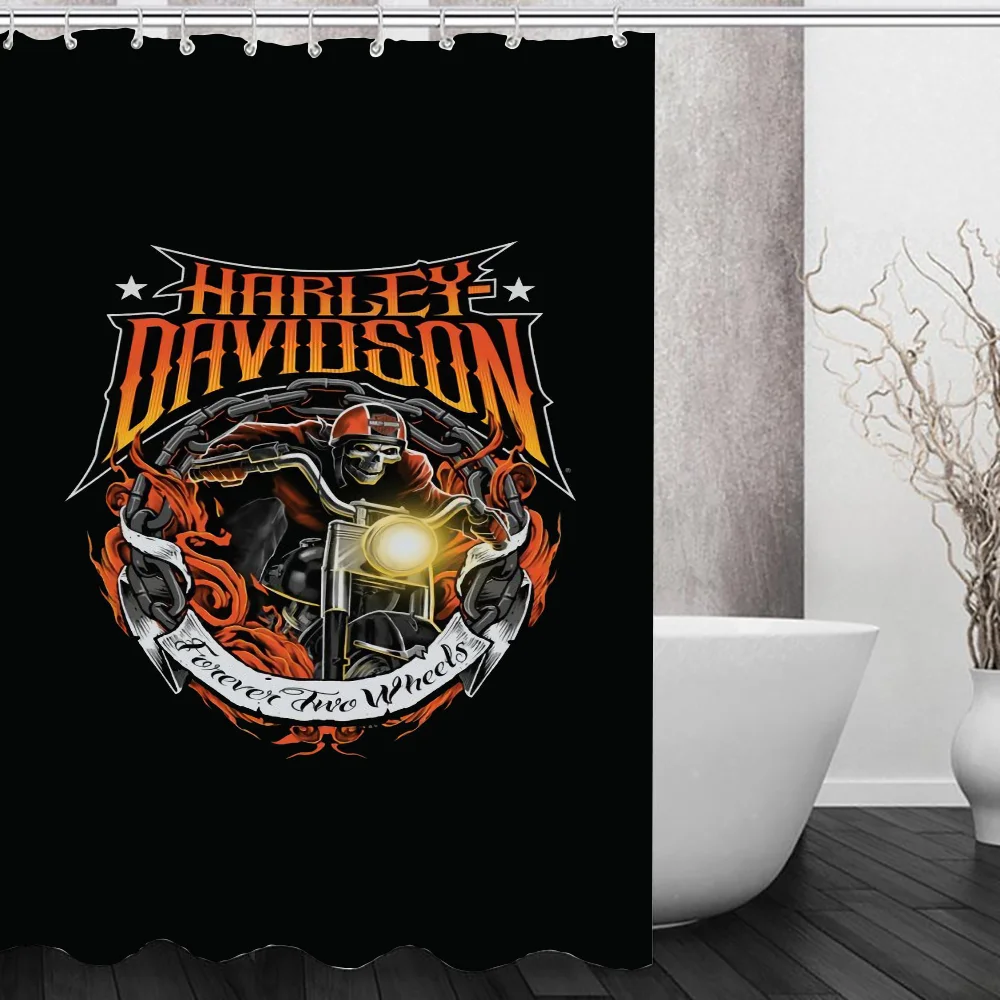 Shower Curtains for Bathroom Shower Curtain Bathroom Curtain Bathroom Accessories Bath Curtain H-harley-Davidson-n Sets the Set