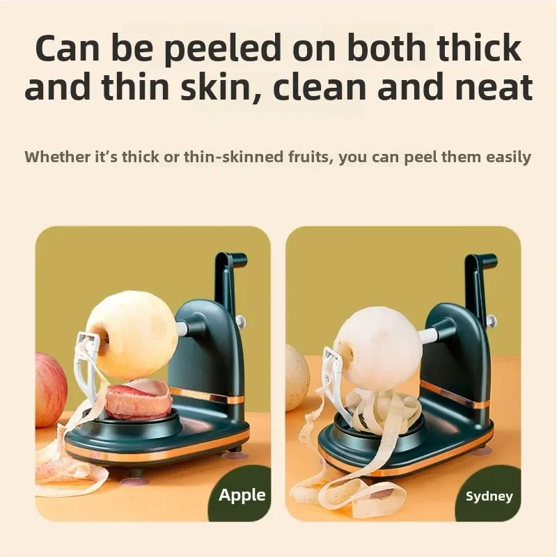 آلة تقشير الفاكهة مقشرة البطاطس الفاكهة مكرنك يدويا مقشرة المطبخ أداة تقطيع التفاح مع 1 قطاعة الفاكهة 1 مجلس و 1 شفرة