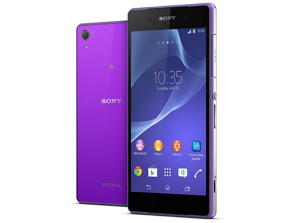 هاتف ذكي من Sony-Xperia Z2 D6503 يعمل بنظام الأندرويد ، 5.2 بوصة ، هاتف خلوي أصلي غير مقفول ، ذاكرة وصول عشوائي 3 جيجابايت ، ذاكرة قراءة فقط 16 جيجابايت ، كاميرا 20.7 ميجابكسل + 2.2MP ، رباعي النواة