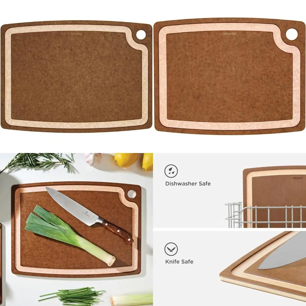 

Разделочная доска серии Gourmet Nutmeg and Natural 17,5 x 13 дюймов