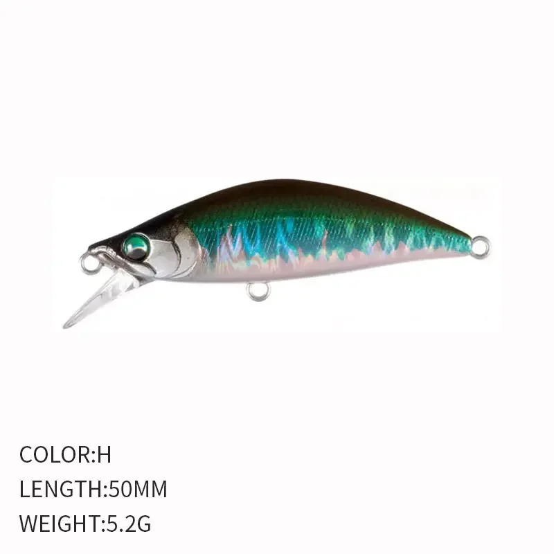 Japan Design Pesca Wobbling Angelköder 50 mm 5,2 g Sinking Minnow Isca Künstliche Köder für Barsch Barsch Hecht The Stream Forelle