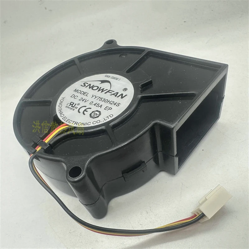 1 قطعة SNOWFAN YY7530H24S 24V 0.45A IP68 مقاوم للماء Turbofan منفاخ مروحة