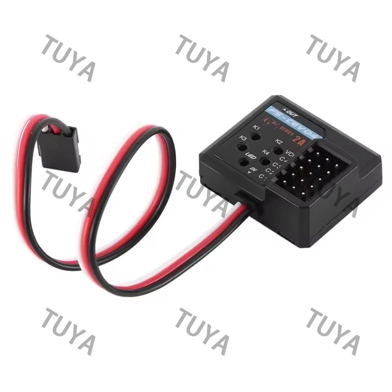 FLYSKY Fusi FS-CEV04 4-Channel Receiver I.bus Lightweight Design Serial Bus Receiver for RC Car Model RC Boat Model Accessory