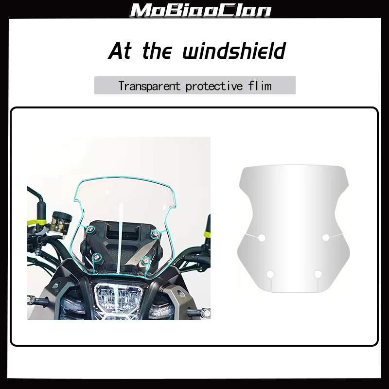For QJMOTO XIAO 650 Motorcycle Invisible Coat Repair Film Waterproof And Scratch Resistant Sticker Modification Accessories