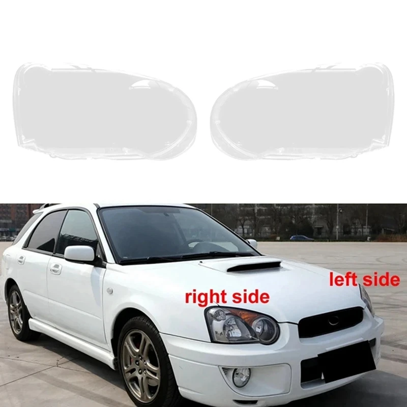 NEW-For Subaru Impreza 2003-2005 Head Light Lamps Cover Transparent Lampshade Headlight Shell Acrylic Glass