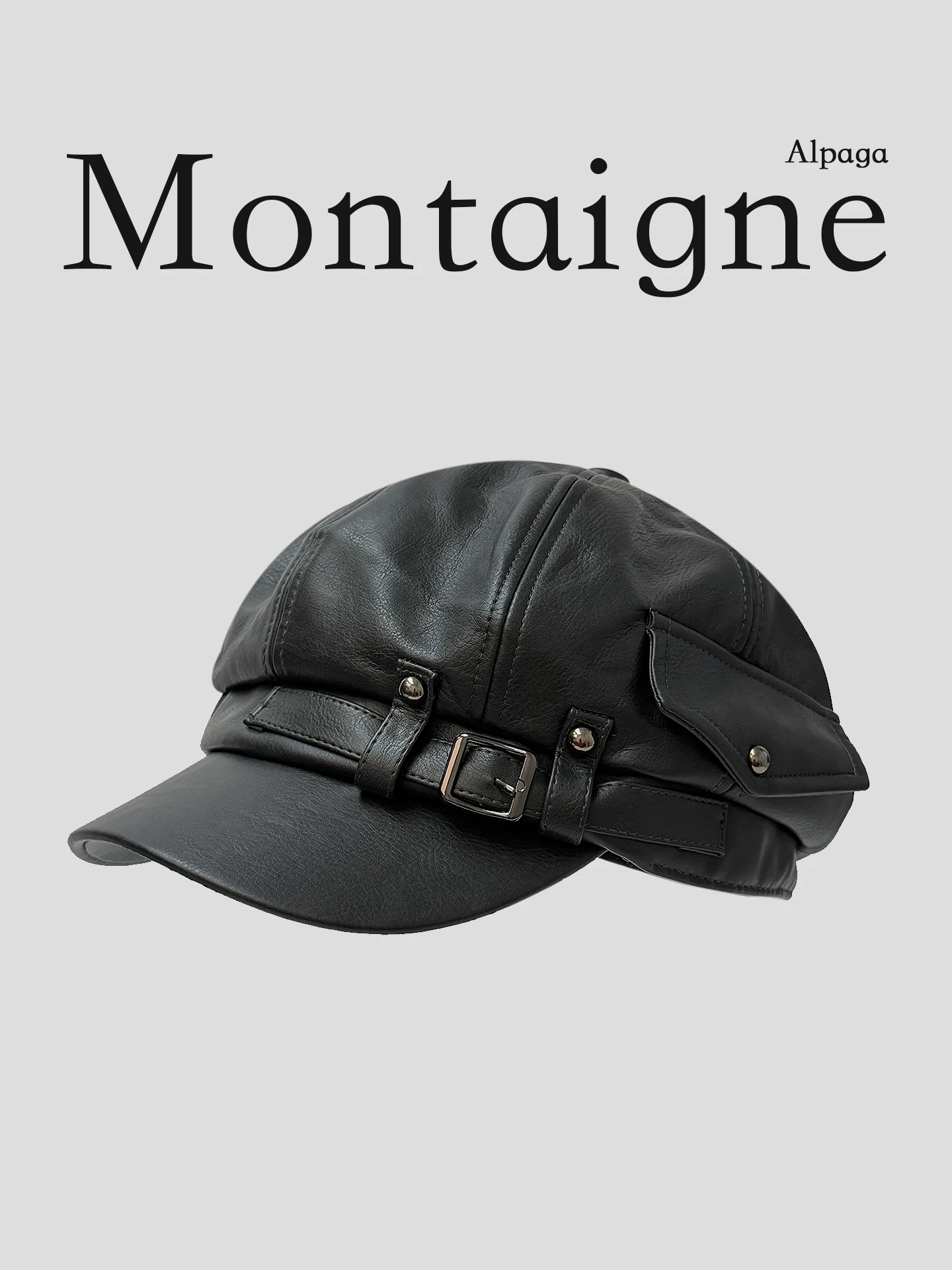 alpaga-montaigne-british-style-retro-pu-leather-women's-hat-face-slimming-octagonal-cap-autumn-season-warmth-fashion-accessory