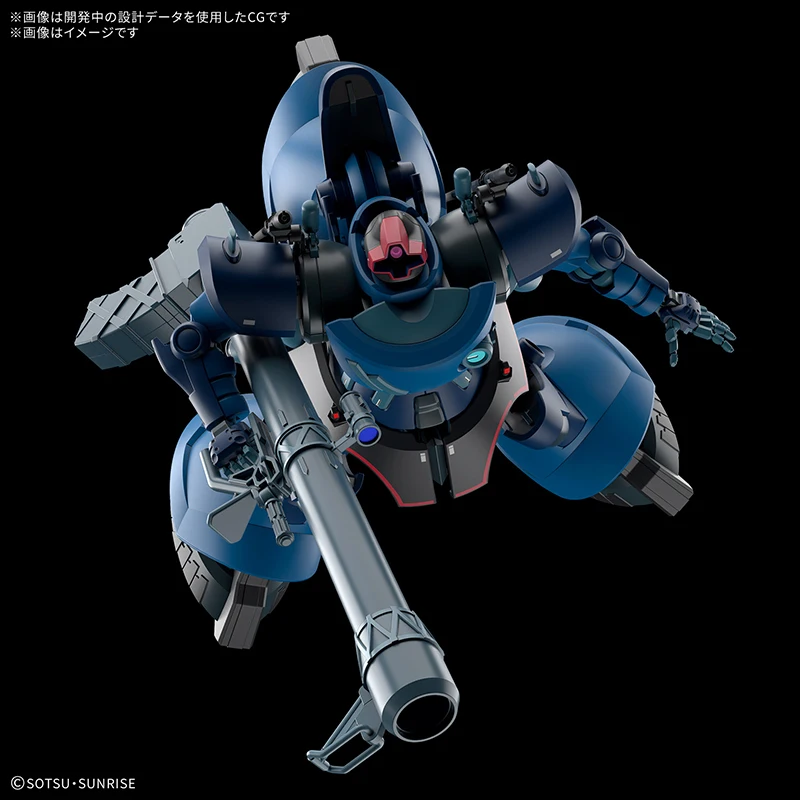 بانداي HG 1/144 البدلة المتنقلة Gundam GQuuuuuuX ريك دوم شار Aznable مخصص أنيمي عمل أرقام التجمع نموذج جمع لعبة