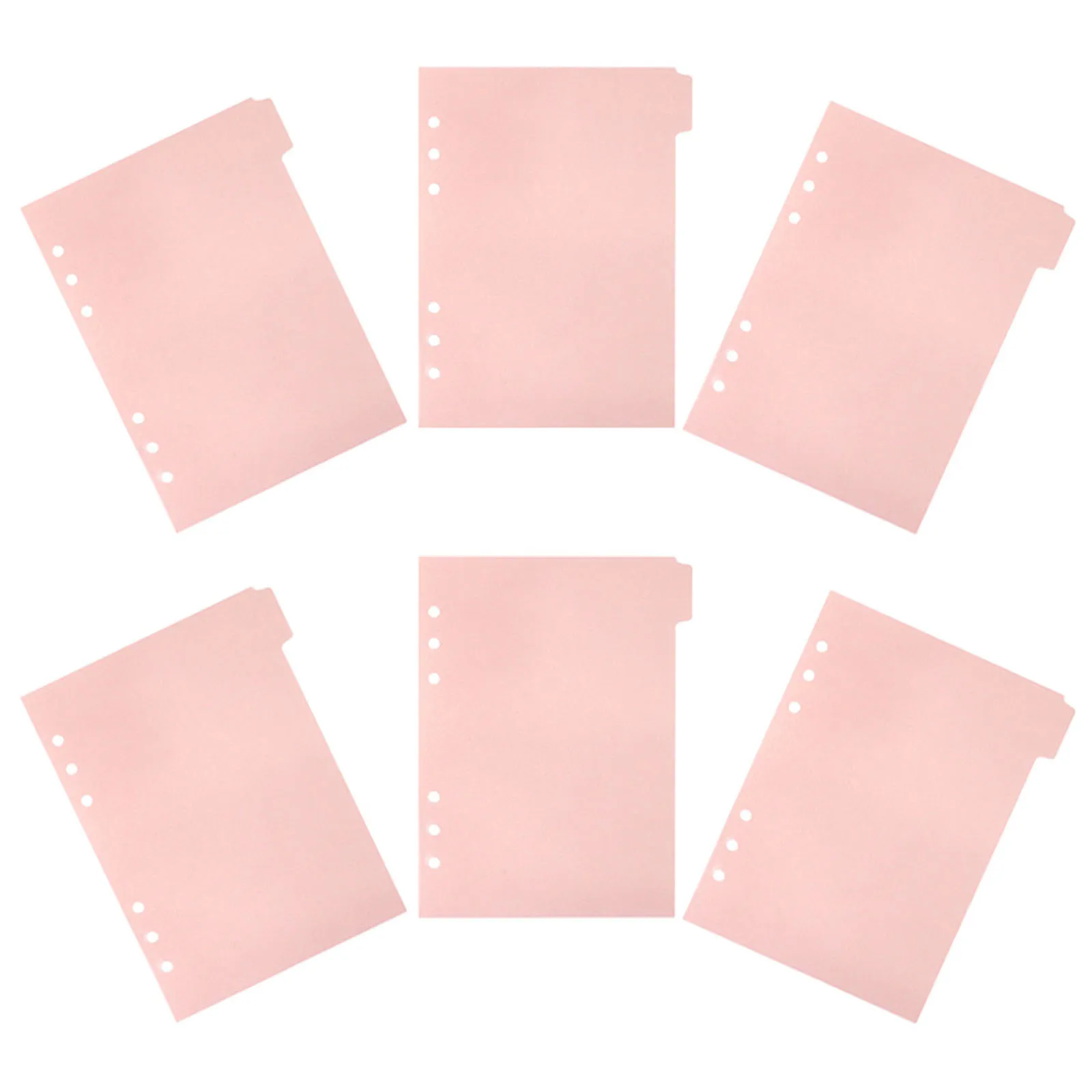 

6pcs Notebook Dividers Household Index Binder Tabs Professional Tab Divider For Files Books Planners Easy Classification