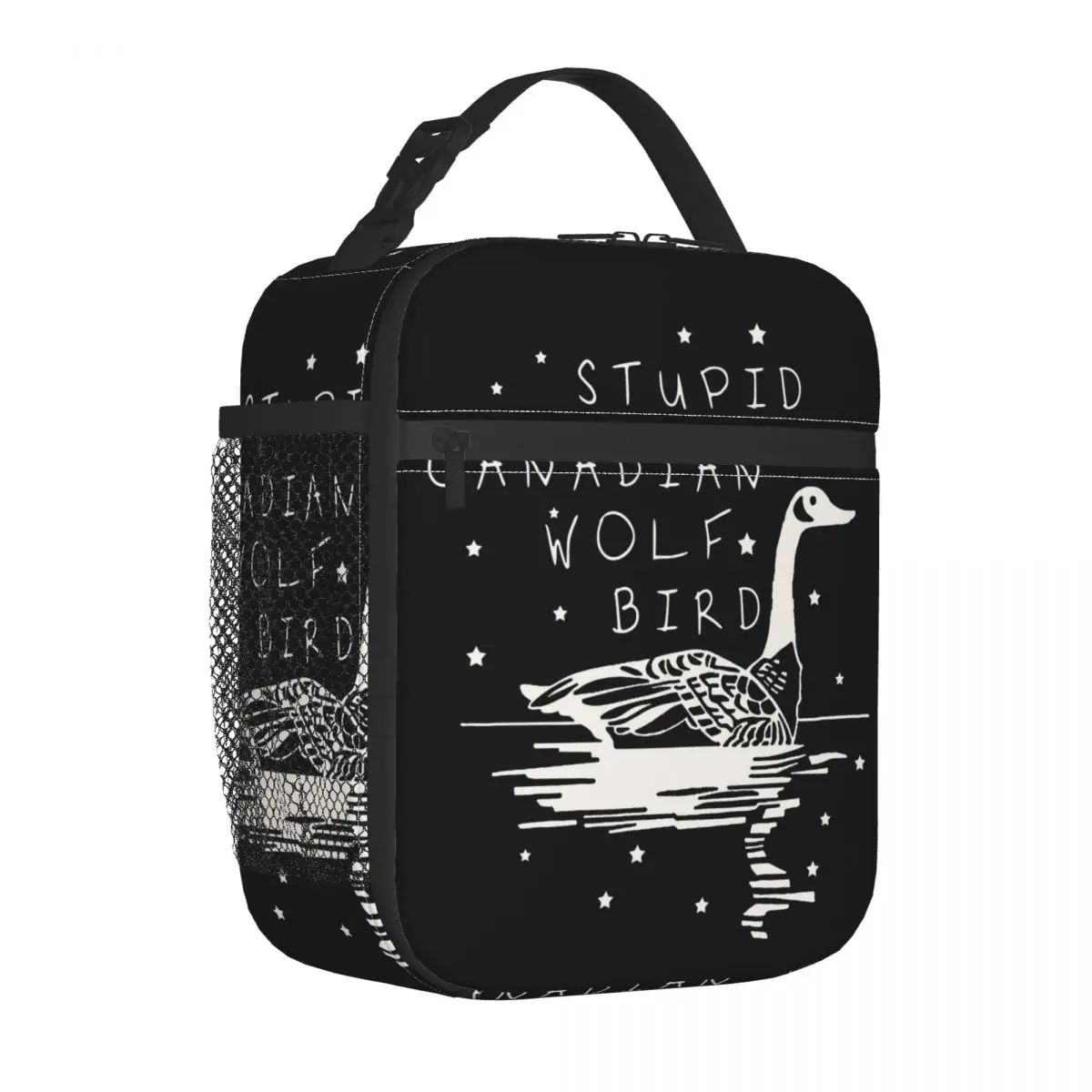 

Термосумка для обедов и пикников Stupid Canadian Wolf Bird Heated Rivality, большая, для еды, пляжная, мужская