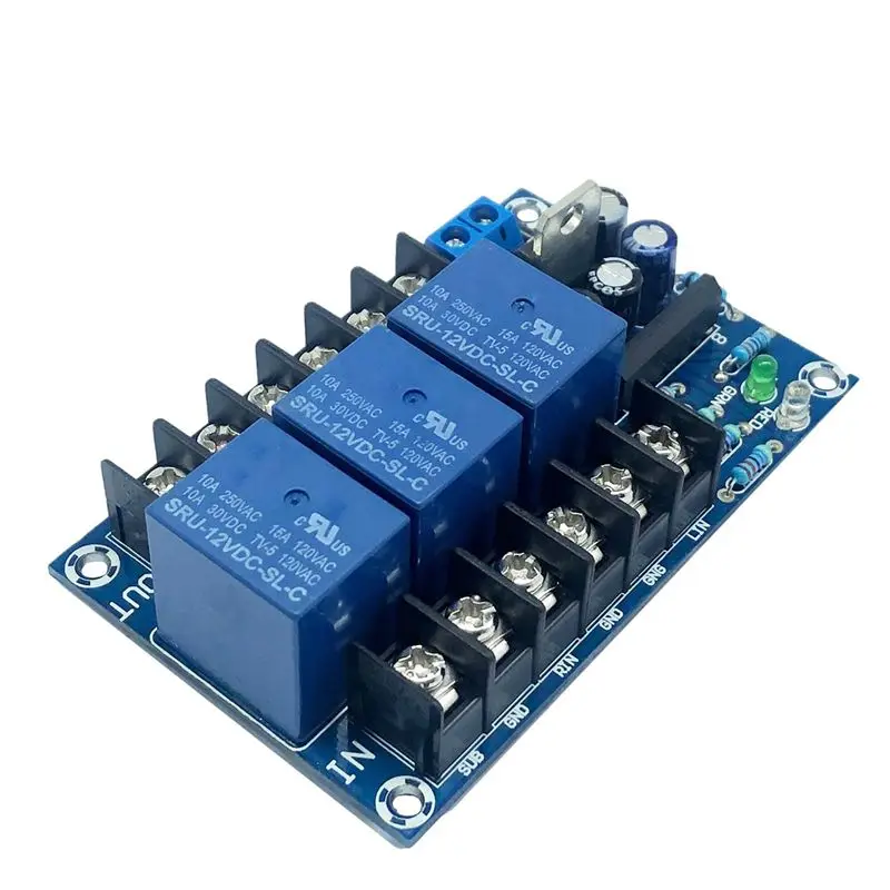 Superior-2X Speaker Protection Board For Three-Channel Power Amplifier Board, Support Subwoofer BTL