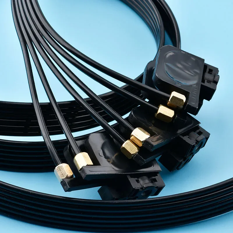 

6 Color Ink Tube Hose Pipe Line 1.5m with Uv Square Small Damper Screw Nuts Oring for For Epson R330 R290 T50 L800 1390 1410
