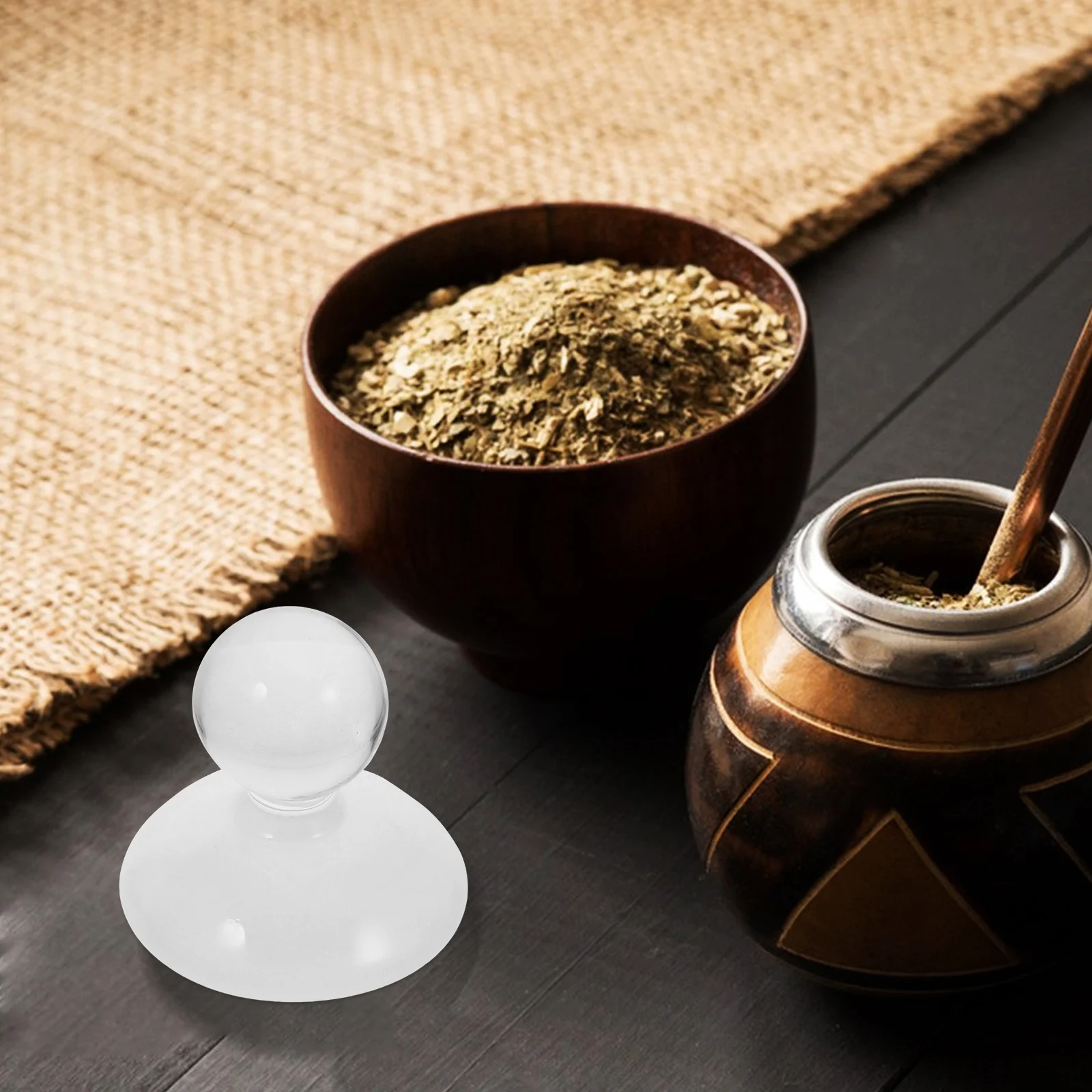 Flat Paint Muller Medicine Pestle Powder Grinder Lab Grinding Pestle Crusher Pestle Mills Kitchen Dining Bar Oil Painting