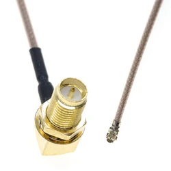 1PCS RG-178 M16 RP-SMA Female Right Angle to DIY IPX Mini MS156 Male Connector RG178 Cable RF Coaxial Pigtail Extension Jumper