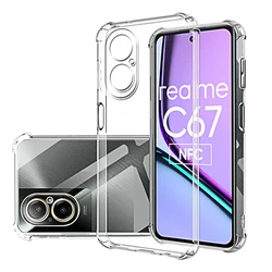 Shockproof Clear Case for Realme C67 4G 6.72