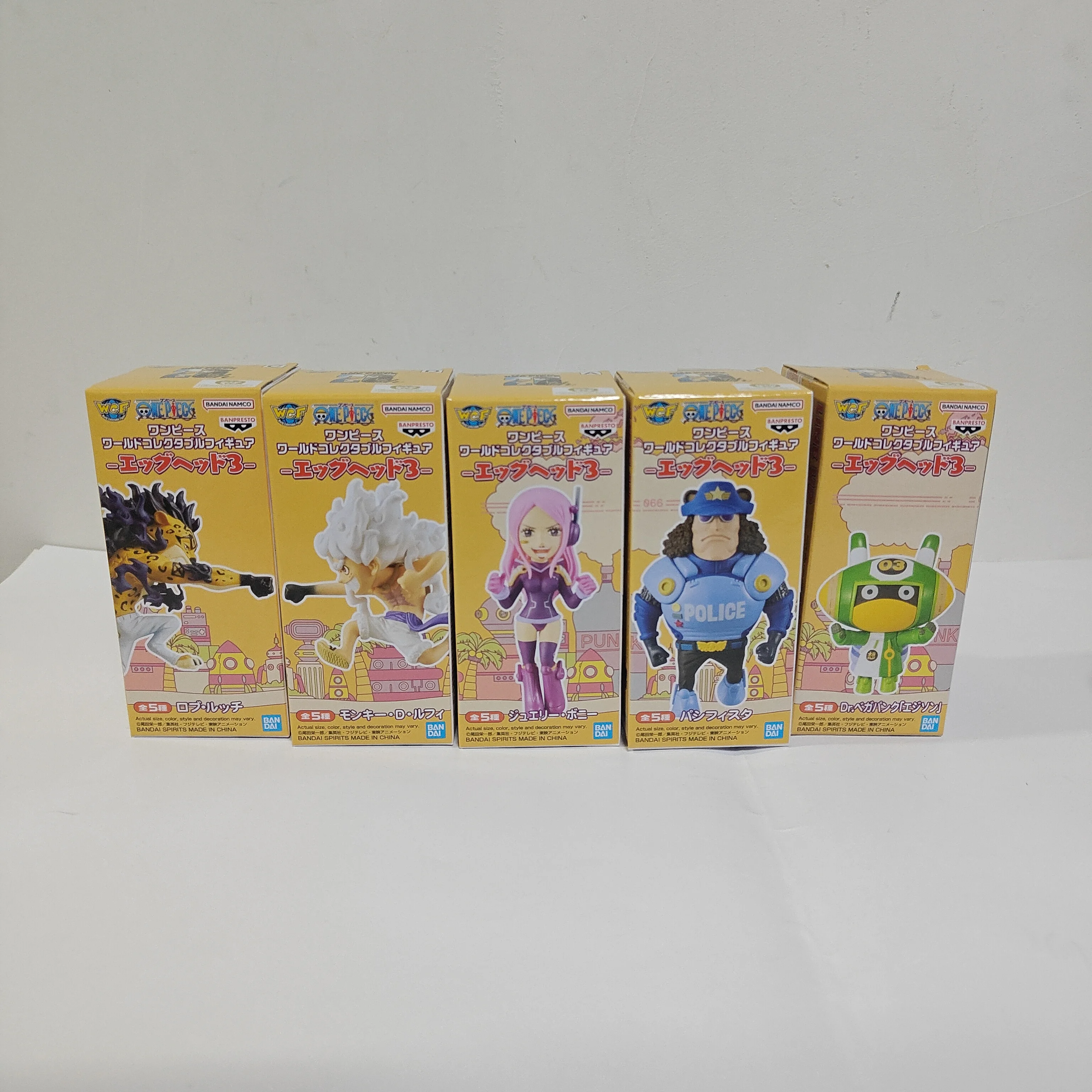 

Фигурки Bandai One Piece WCF: Остров Будущего, Остров Эггхед, Глава 3, Ника, Бонни, Кума, Лучи, аниме-фигурки, игрушки