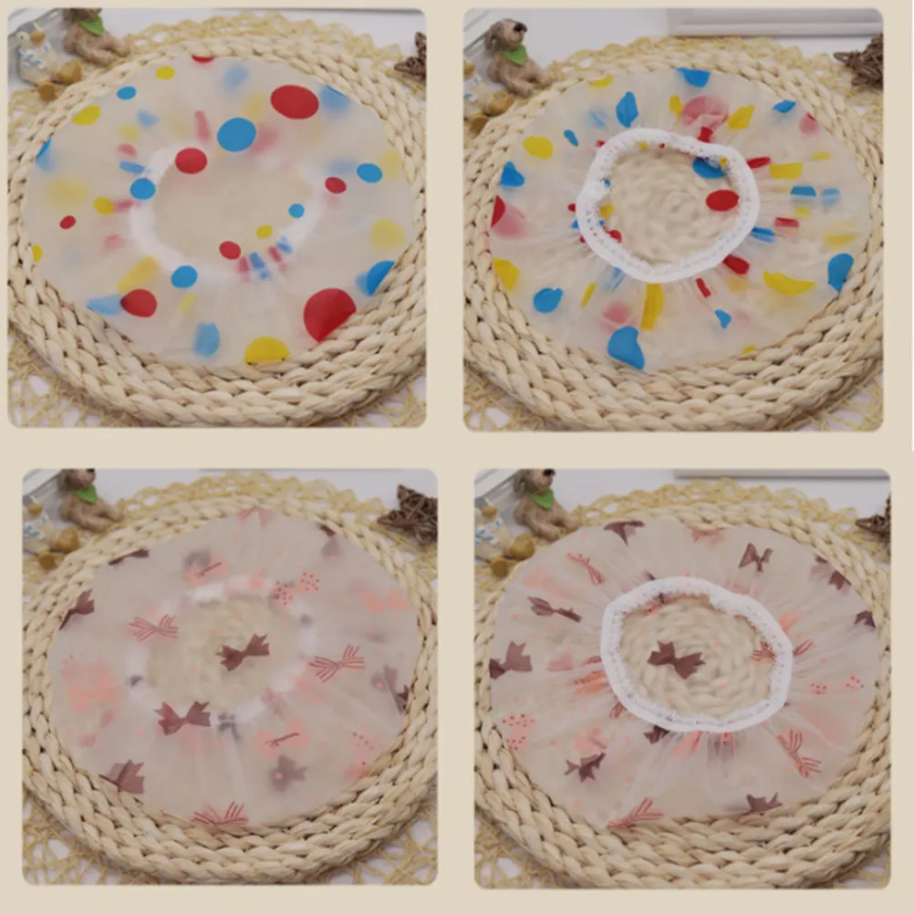 

10 Pcs Baby Shampoo Cap Children's Shower Bath Caps Cute Bathroom Hat Hair Washing Kids