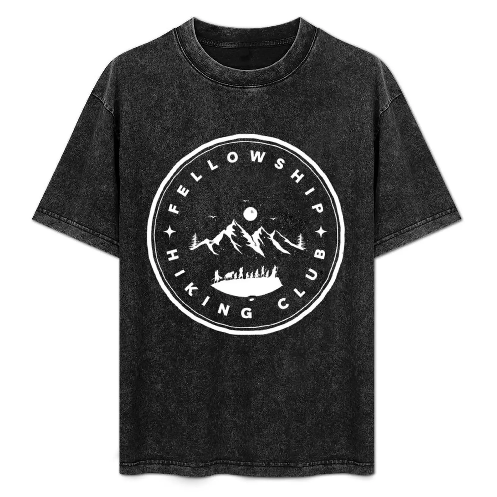 

Fellowship Hiking Club II - Fantasy - Funny T-Shirt Christmas Casual Tee Shirt