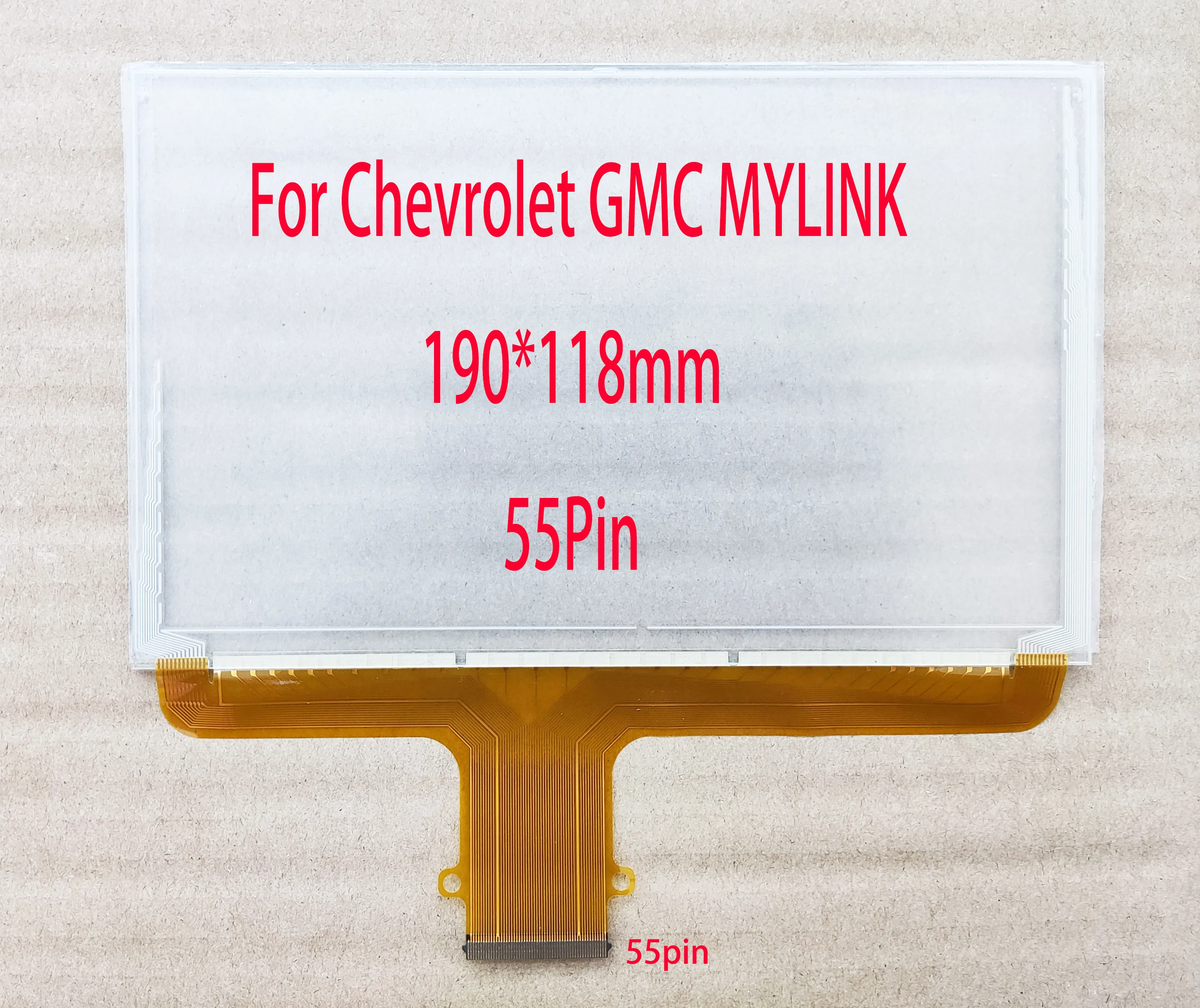 8 Inch 55 Pin Touch Screen 60903XC DJ080PA-01G For Chevrolet My Link Chevy Tahoe Silverado GMC MYLINK 190*118mm Upgraded product