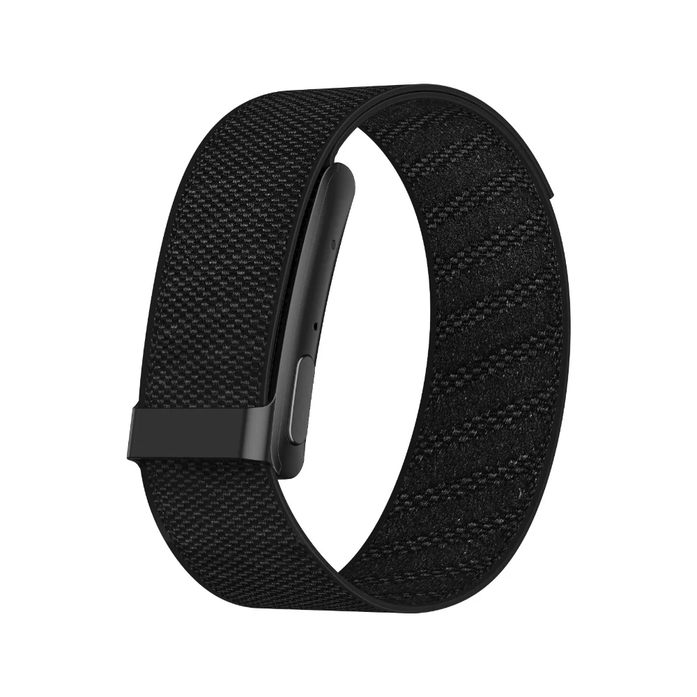 Screenless Smart Band Fitness Tracker IP68 Waterproof Heart Rate Blood Oxygen Sleep Monitor 176 Sport Modes Nylon Strap