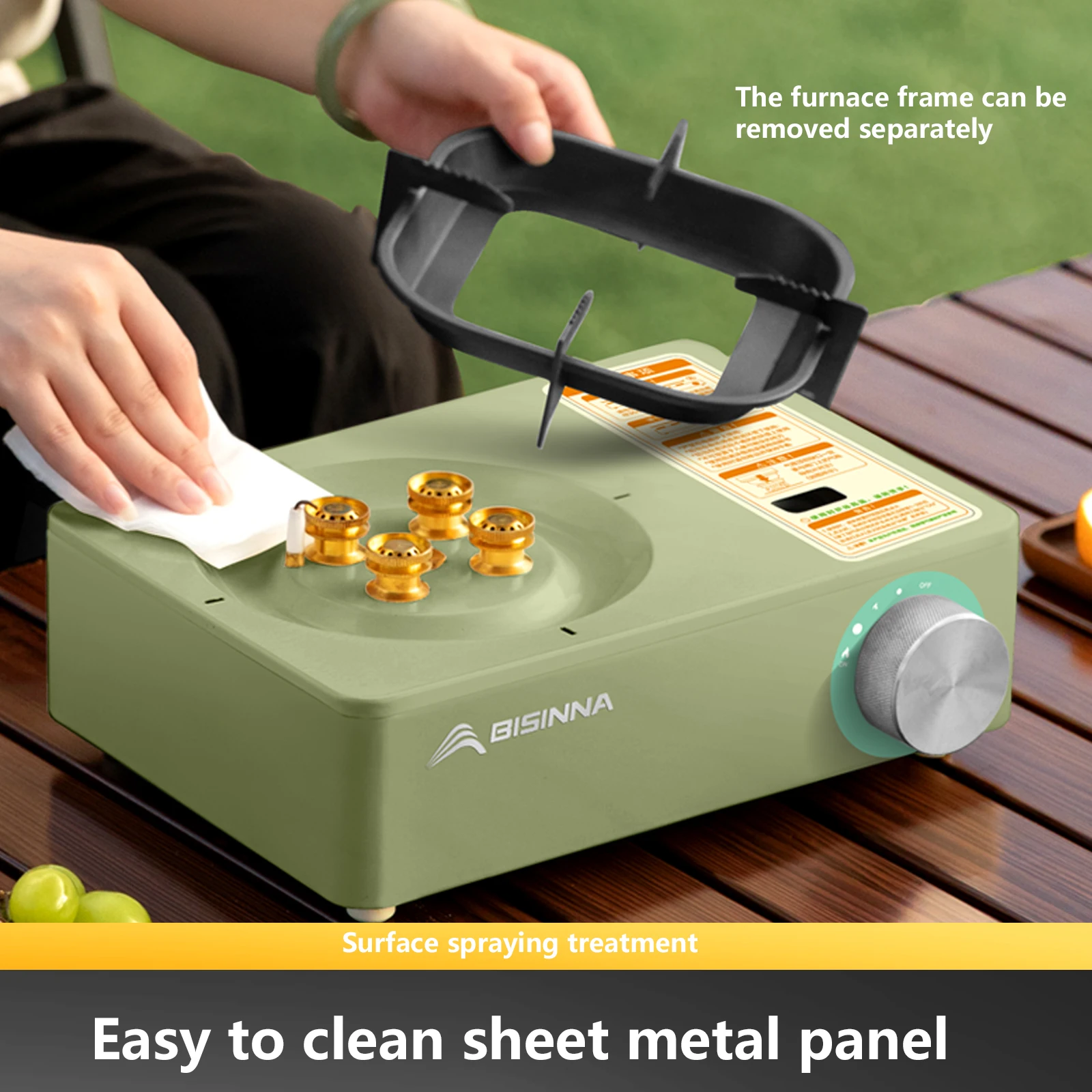BISINNA Camping Gas Stove 5800 - đánh giá và giá Camping Cooking Heater