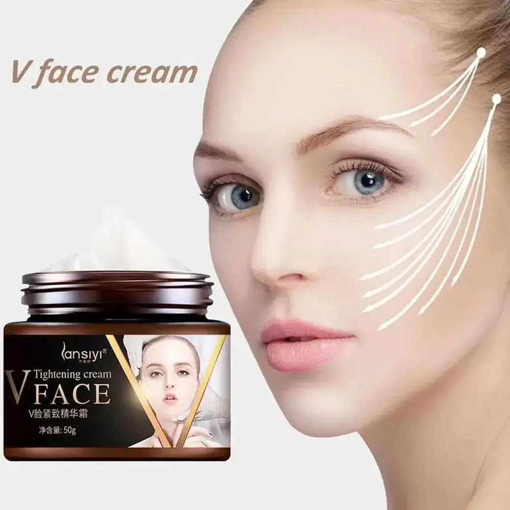 Effective V Face Cream Moisturizing Nourishing Face Lifting Shaping Care Cream Korean Care Skin Slimming Face V Face Facial C1U3