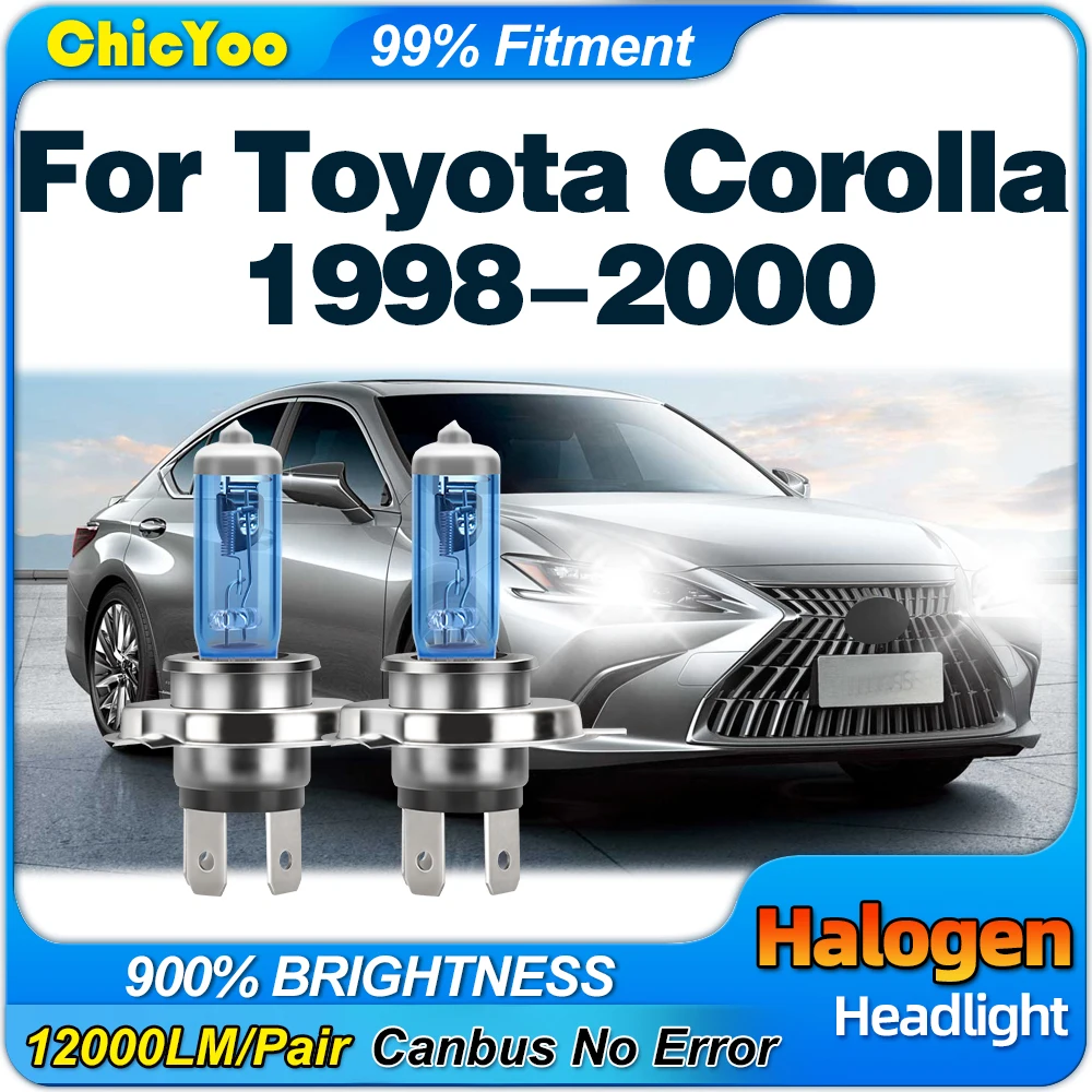 

12000LM Car Headlight Bulbs 100W Car Xenon Halogen Lights 6000K White Canbus No Error For Toyota Corolla 1998 1999 2000