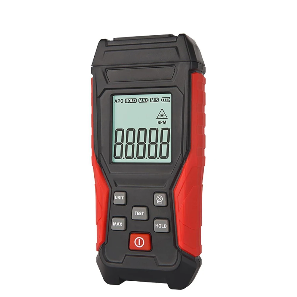 Digital Non Contact Tachometer for RPM Measurement 3 to 100000 RPM with Multi Function Features and Accessories