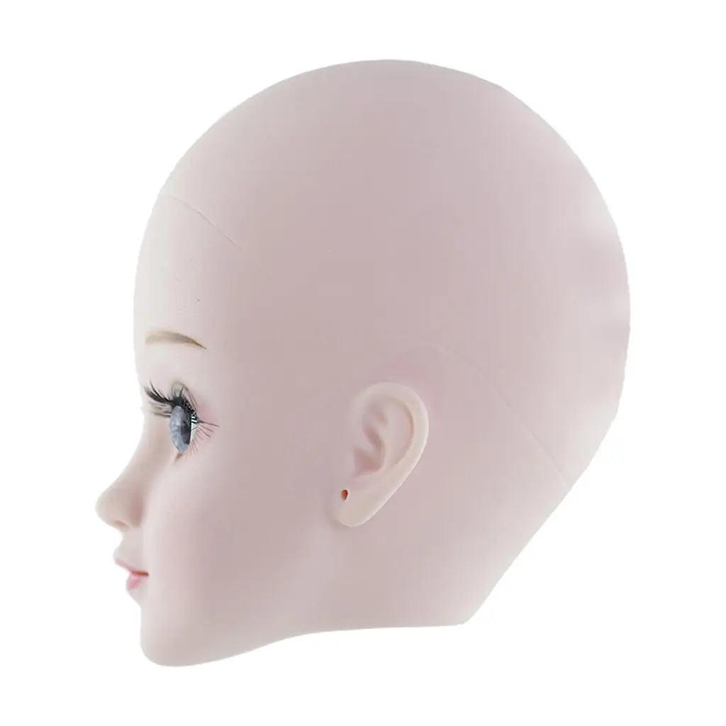 1/3 BJD Girls Ball Jointed Doll Head Mold Sculpt 60cm with 4D Eyes DIY Part Toy Normal Skin Ball Jointed Doll Akcesoria