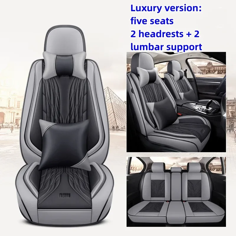 

NEW Luxury Full Coverage Car Seat Cover For Toyota Corolla Cross 2022 Leather Auto Accessories