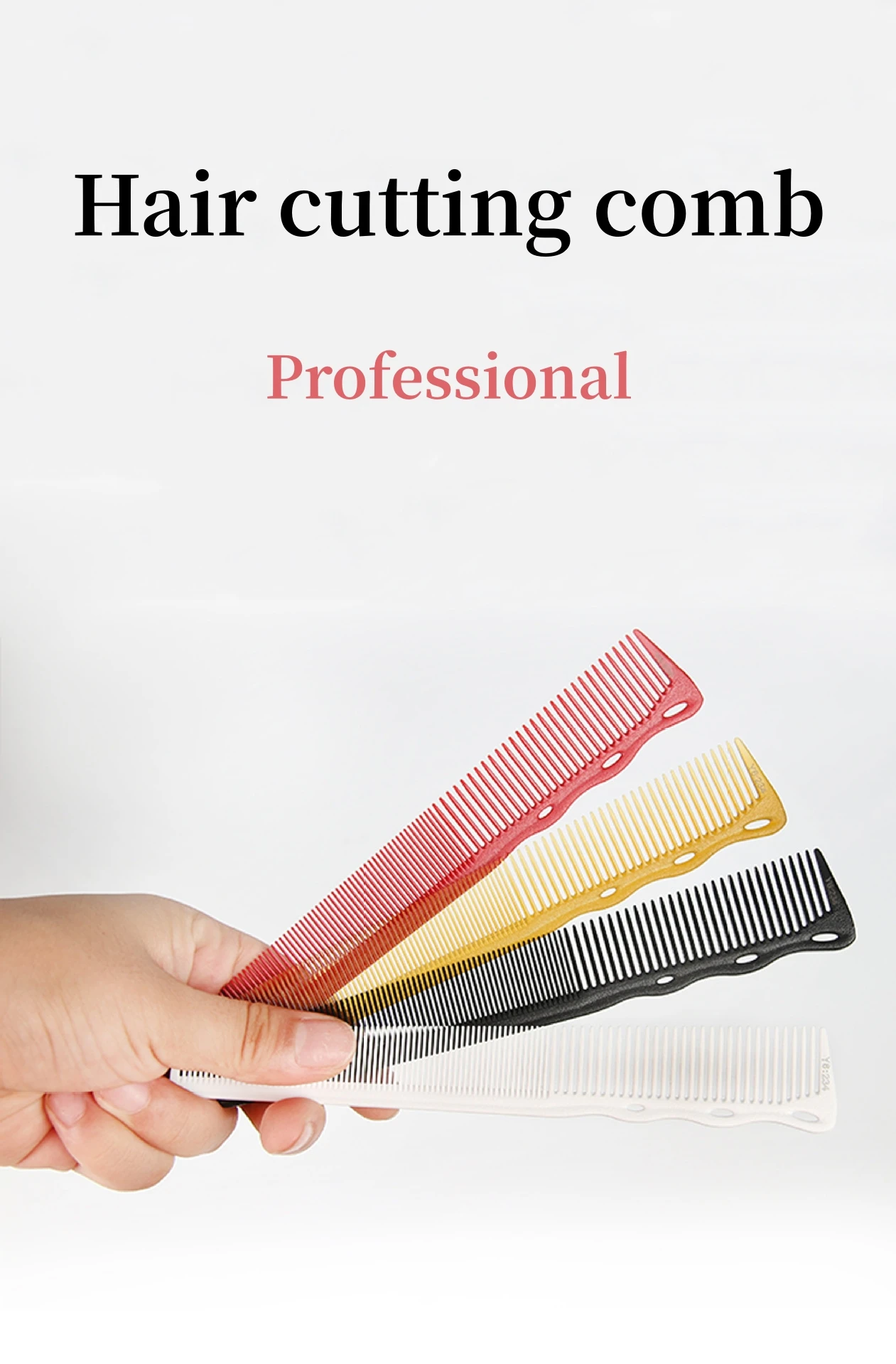 Haarschnitt Kamm Friseur Haar Trimmen Kämme Friseursalon Friseur Haare Schneiden Pinsel Professionelle Styling Werkzeuge Y0117 – Detail 1
