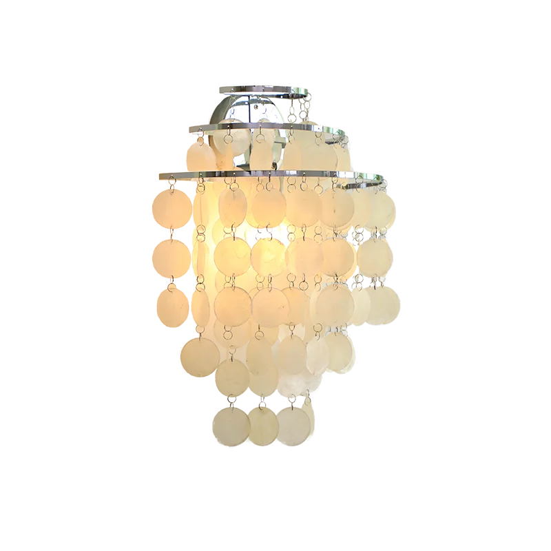 

Shell wall lamp Bedroom bedside lamp French light luxury dining room Living room background light