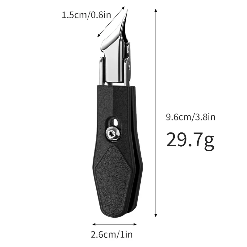 1 個の爪切り、角質除去、爪溝専用爪切り、巻き爪用プライヤー、斜めペディキュアツール、爪切りセット