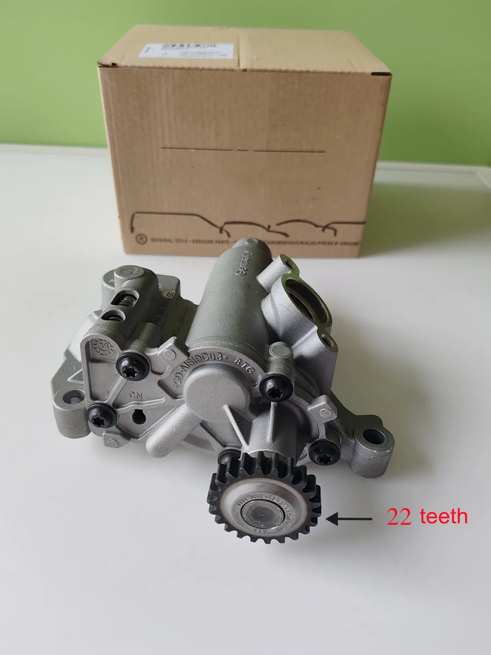 Genuine 06H115105FK 06H115105GD OEM Upgraded Engine Oil Pump 22 Teeth Gear For VW Atlas Golf AUDI A4 TT SKODA 2.0T EA888 Gen3