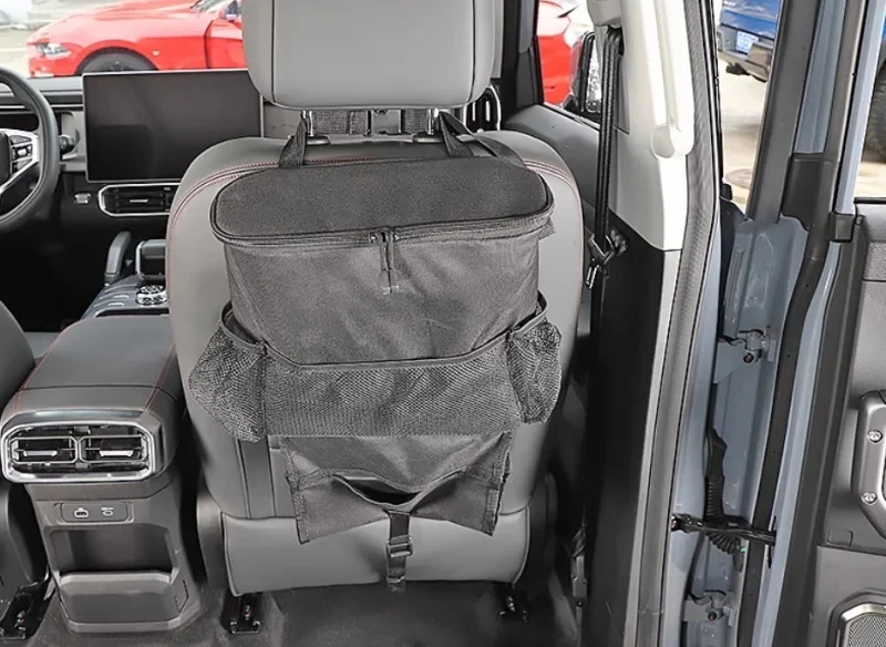 Car Front Seat Back Storage Bag Fit for Jetour Traveller T2 2023 2024 2025 Modified Tactical Storage Bag Hanging Plate Parts