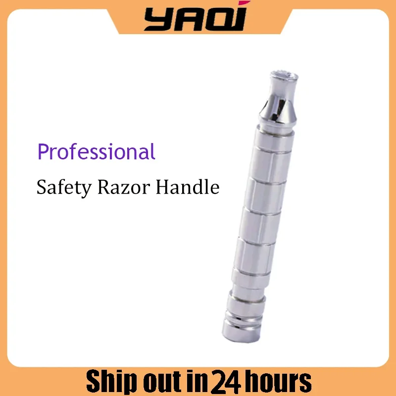 

YAQI Saturn Polished Men Safety Razor Handle 303 Stainless Steel Zero Irritation Hypoallergenic Men's Grooming Shaving Tool