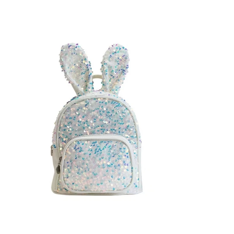 Mochilas ligeras de dibujos animados para niños y niñas, mochilas escolares con lentejuelas para guardería, dulces y elegantes, NAB293