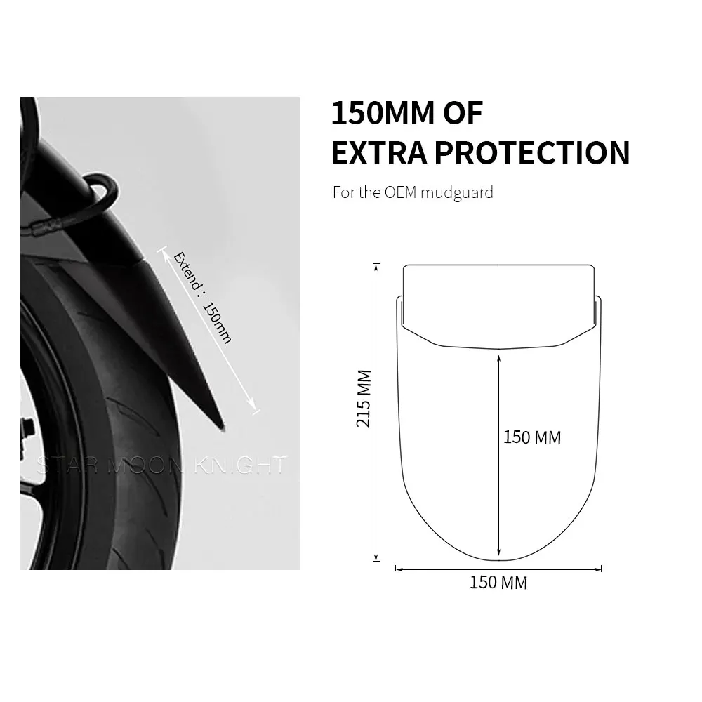 Extensión de guardabarros delantero para motocicleta, accesorios para Honda NT 1100 NT1100 2022