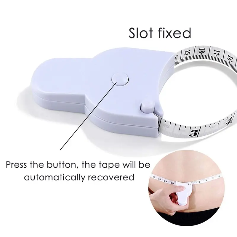 

Automatic Telescopic Tape Measure Body Measuring Tape Sewing Ruler Tools Centimeter Tapes For Body Meter Measure White Tools