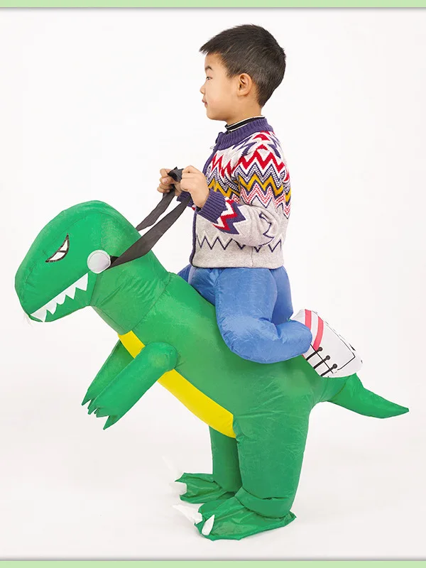 

Надувной костюм динозавра для Хэллоуина, забавный костюм, настольное украшение, китайский производитель, без бренда, без зарегистрированной торговой марки