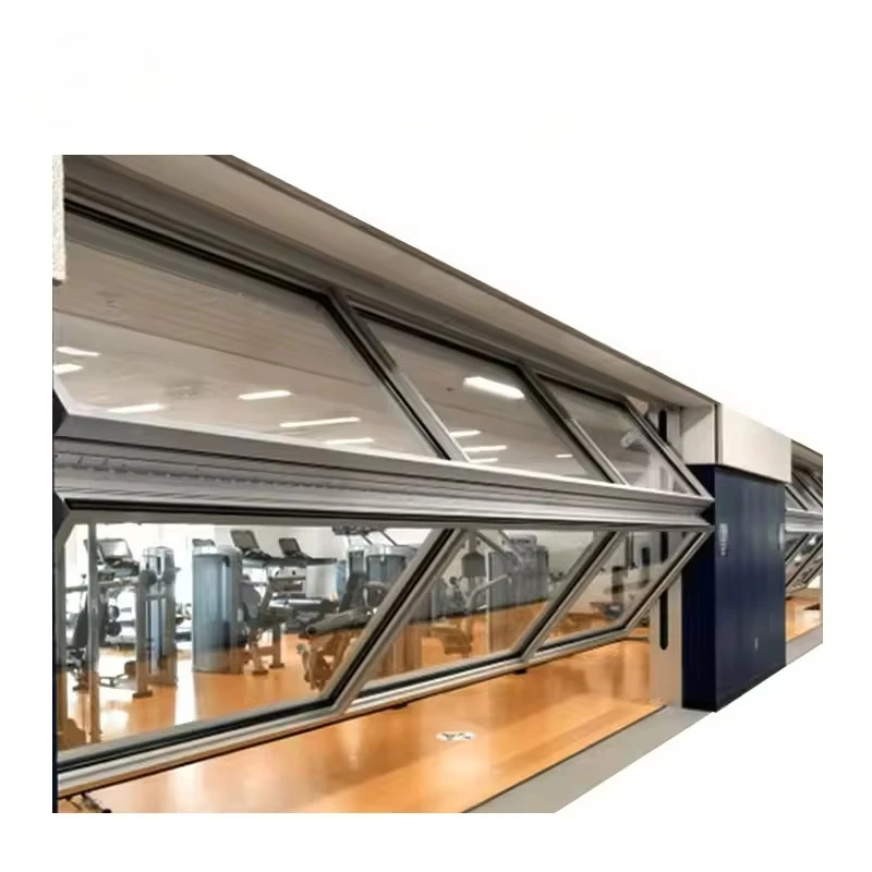 

Aluminium Bi Fold Window Fold up Glass Windows American Vertical Roll up Grid Folding Window for Bar Shop Coffee