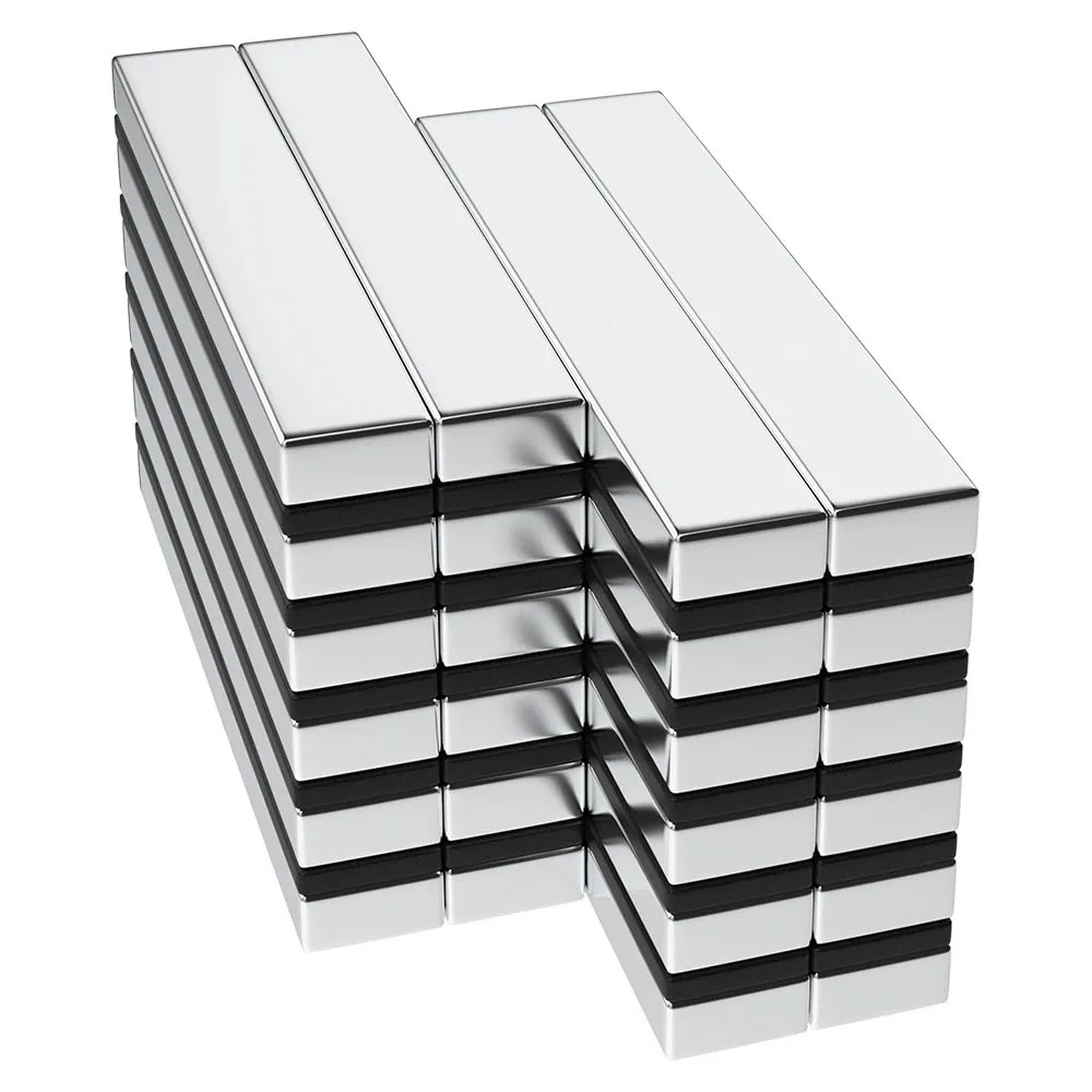 N35 سوبر قوي مغناطيس النيوديميوم كتلة ندفيب قوية دائمة المغناطيسي imanes مغناطيس الثلاجة 60x10x5 مللي متر