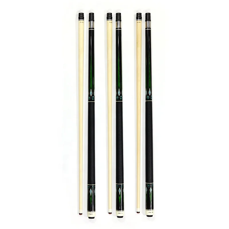 Factory Direct Sale Premium Quality  Billiard Pool Cue Canadian Maple 1/2 -pc 58 