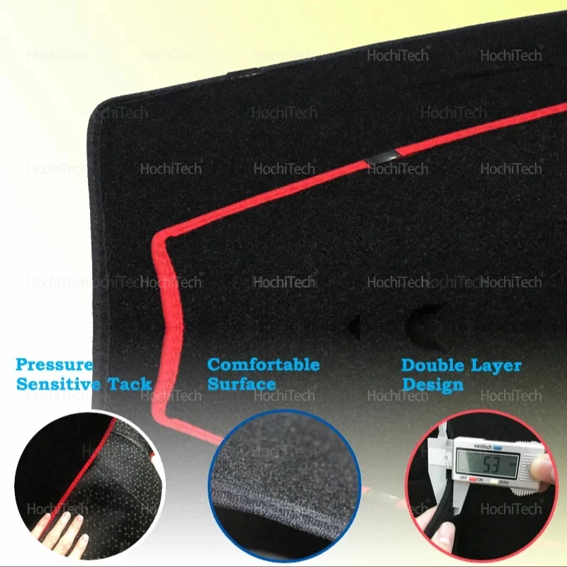 Car Dashboard Cover Avoid Light Pad Instrument Platform Cover Mat Carpet for BMW 5 series E60 E61 2004 2005 2006 2007 2008 2009