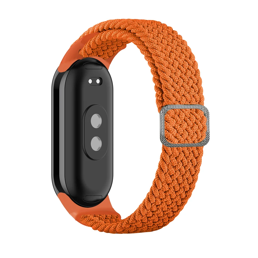 Band voor Xiaomi Mi Band 10 9 8, elastisch nylon gevlochten lus, verstelbare gesp, vervangende Correa-armband voor Miband 7 6 5 4 3