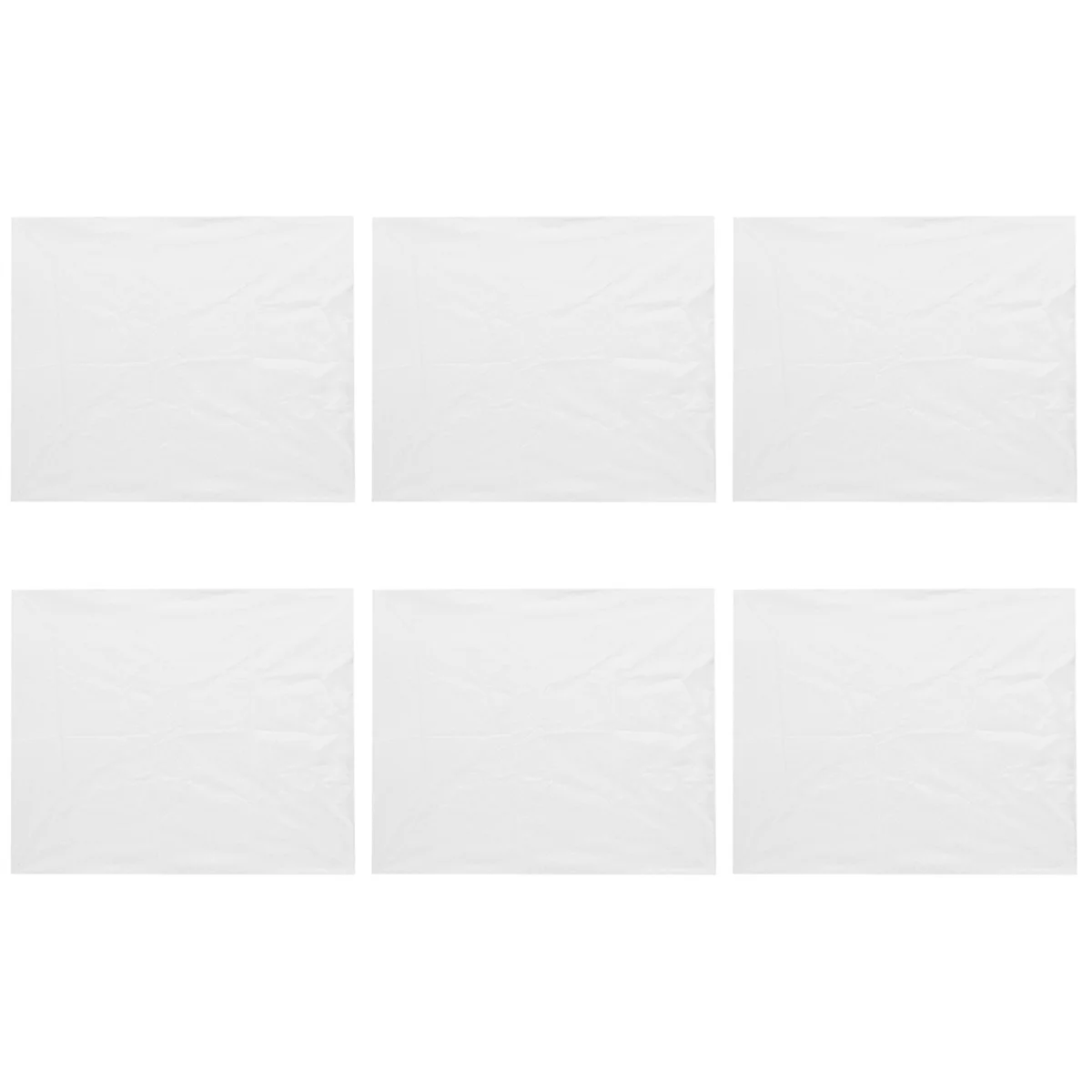 A86I-6Pcs 에어컨 필터 바람 배출구 커버 자체 접착 절단 가능 에어컨 정화 코튼 네트 40X35cm