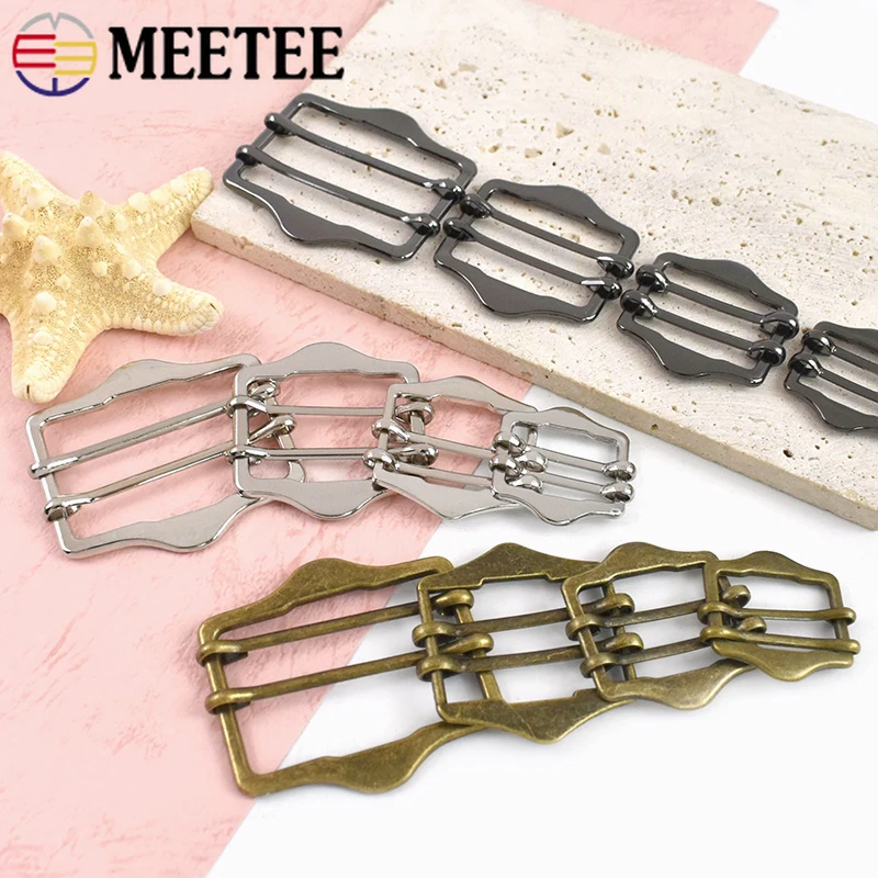 

5/10/20Pcs 20-40mm Metal Buckles Garment Belt Sling Tri-Glide Slider Clasp Bag Strap Pet Collar Adjsut Buckle Hardware Accessory