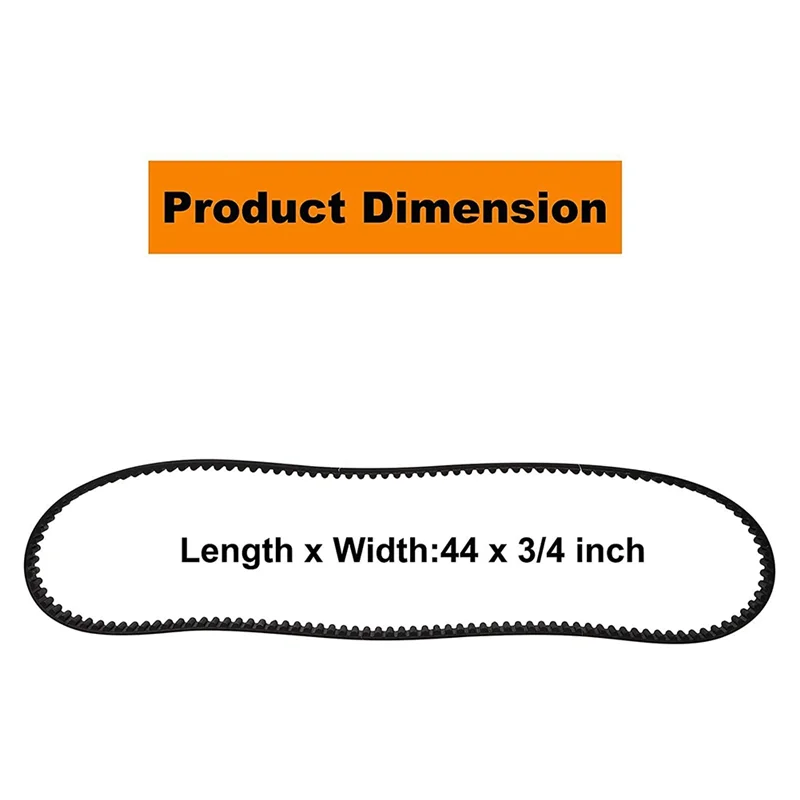 120-3335 Lawn Mower Belt for 30Inch Toro TimeMaster Deack, 1203335 STENS 265-610