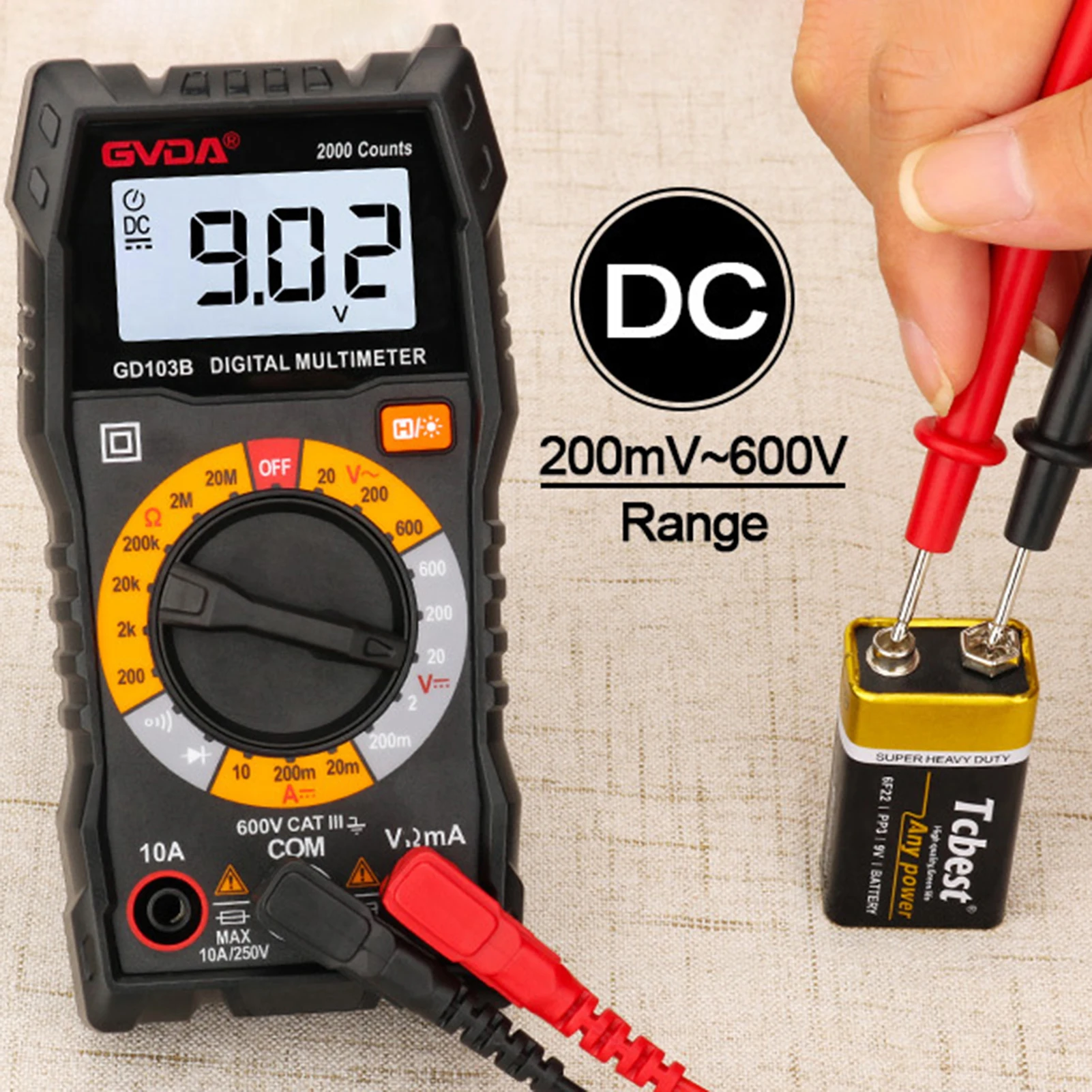

Electrician Multimeter Professional High-precision Anti Burn Multimeter Precision Digital Multimeter Electrician Accessories