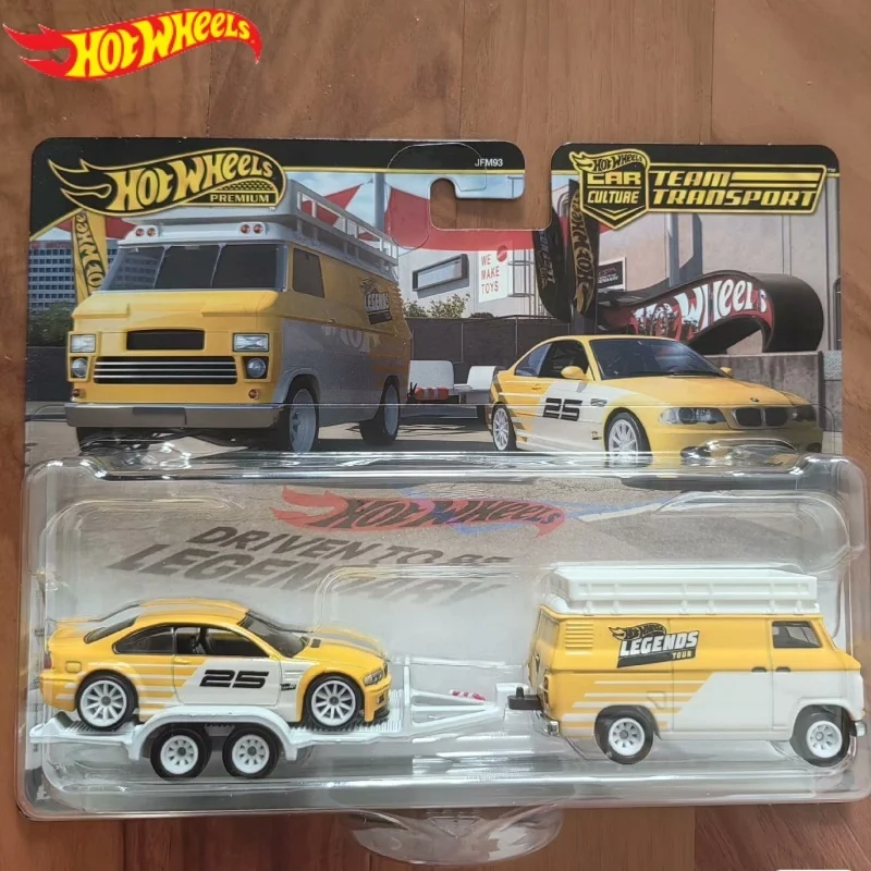 

Hot Wheels Legends Tour Team Transport 2025 - Bmw M3 And Hw Rally Hauler 1:64 Scale Premium Diecast Collectible Vehicle Toys